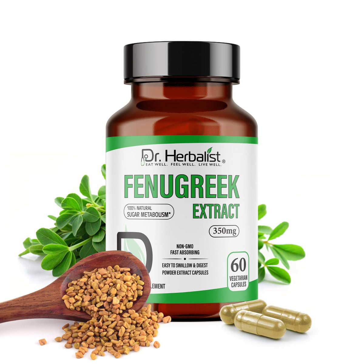 Dr. HERBALIST Herbal Extract Capsules, Choose Your Herb