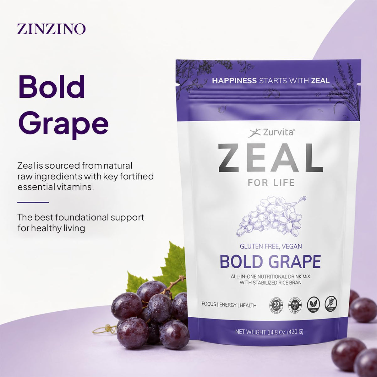 Zurvita- Zeal for Life- 30-Day Wellness Canister