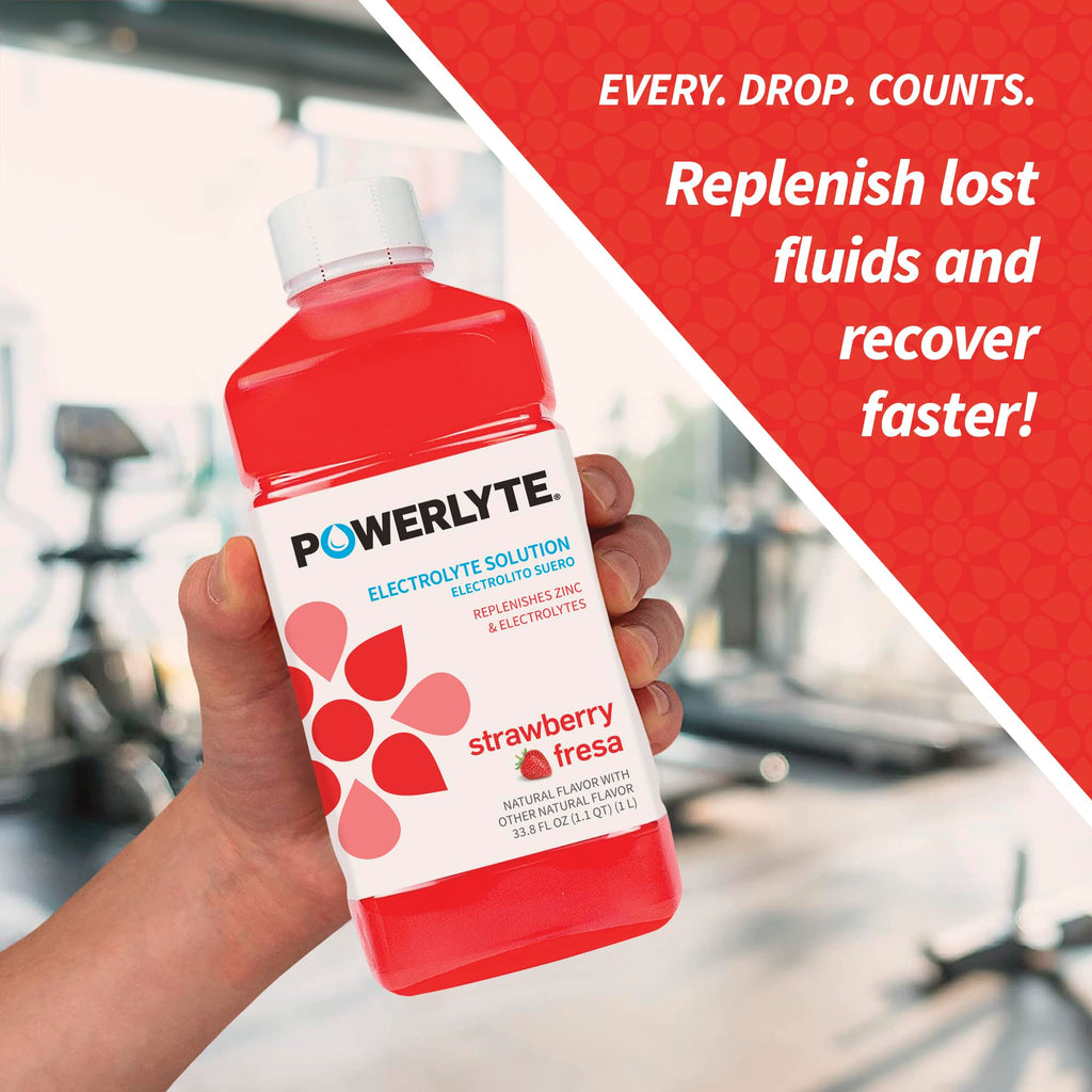 POWERLYTE Sport Hydration Electrolyte Solution Drink Strawberry - 8 Pack - image 4