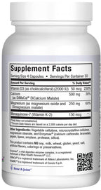 Maxi Health Vitamin D3 K2 with Calcium & Magnesium - 120 Capsules - image 4
