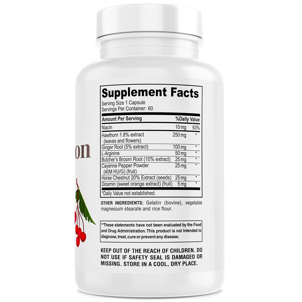 GENIUS HERBALS Circulation Support - 60 Capsules - image 2