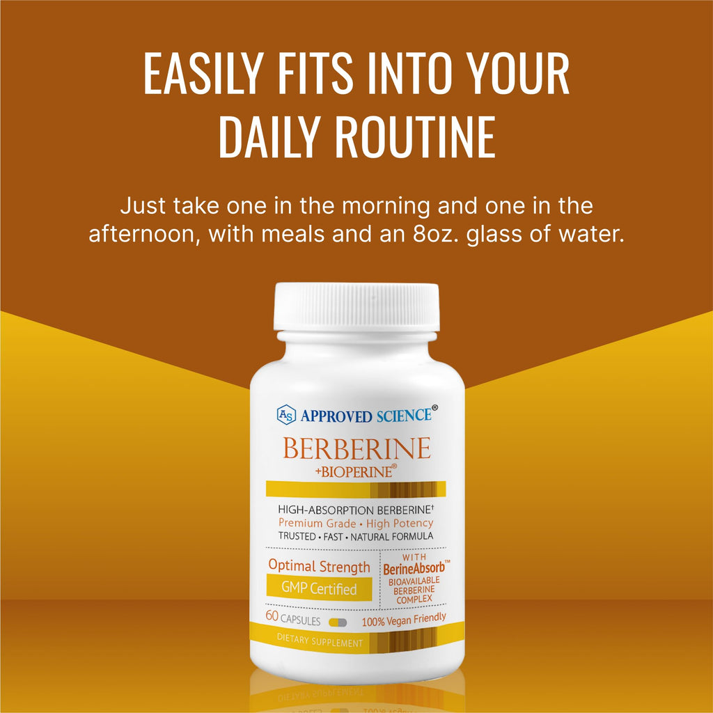 Approved Science Berberine - 60 Capsules