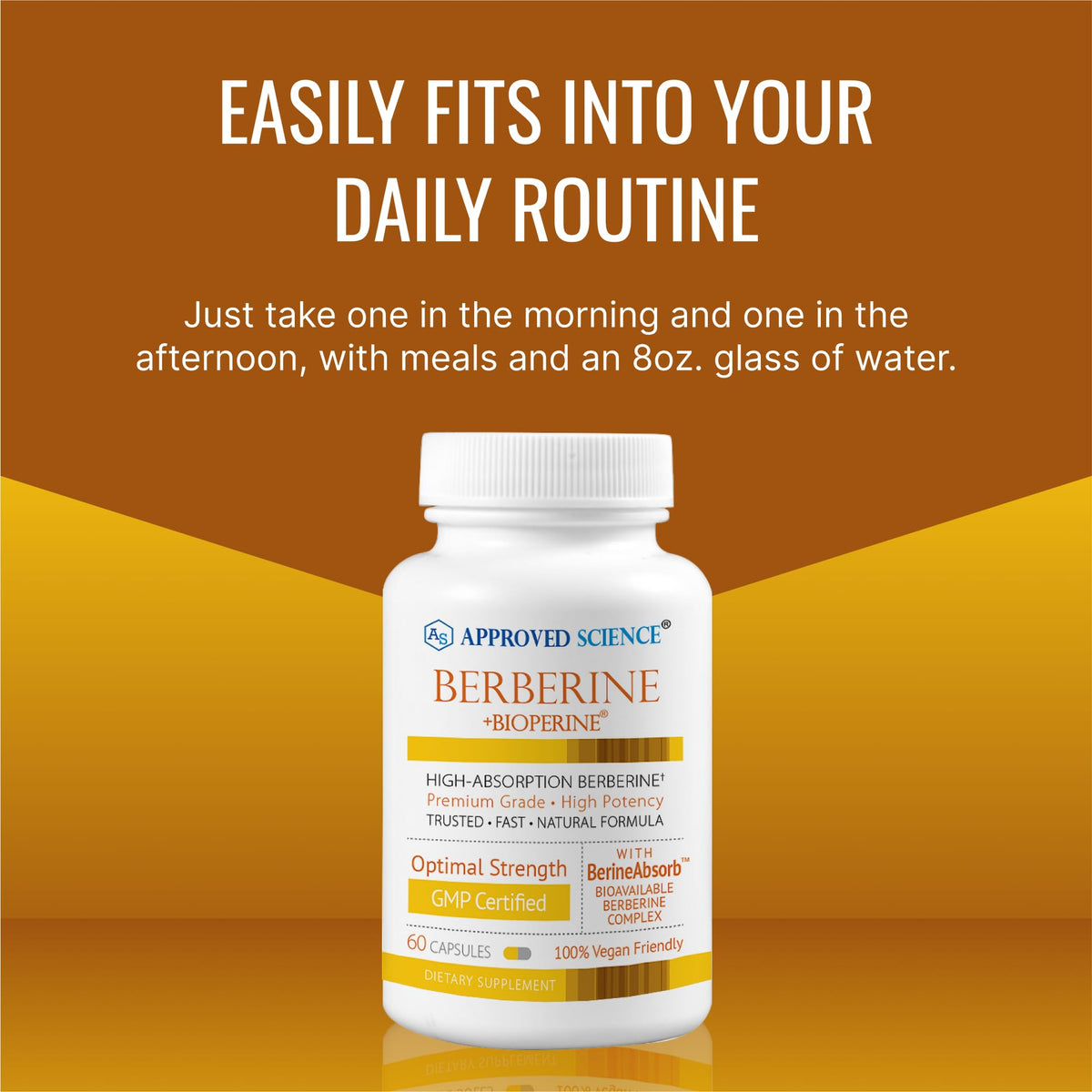 Approved Science Berberine - 60 Capsules