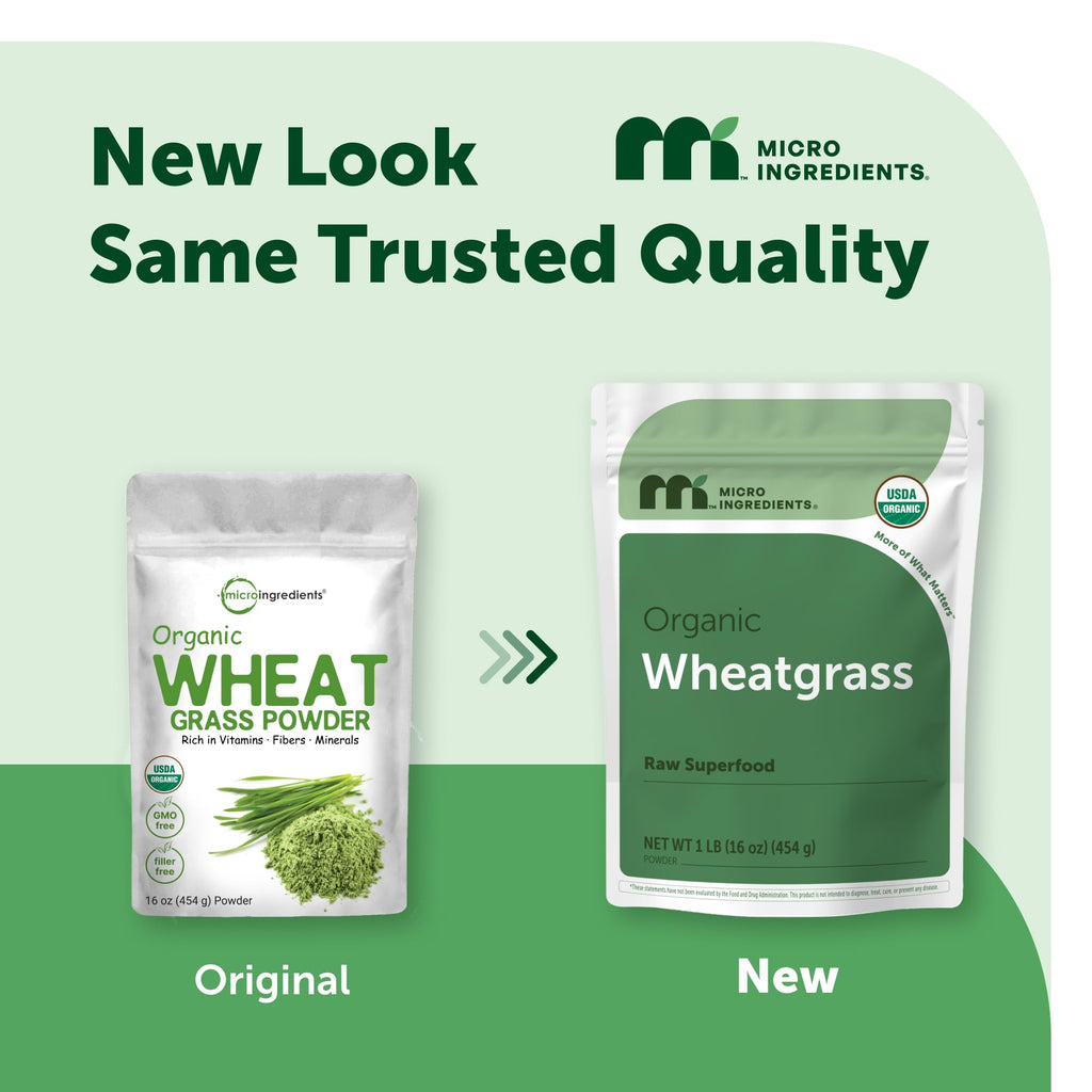 Micro Ingredients Organic Wheat Grass Powder - 16 Ounce - image 4