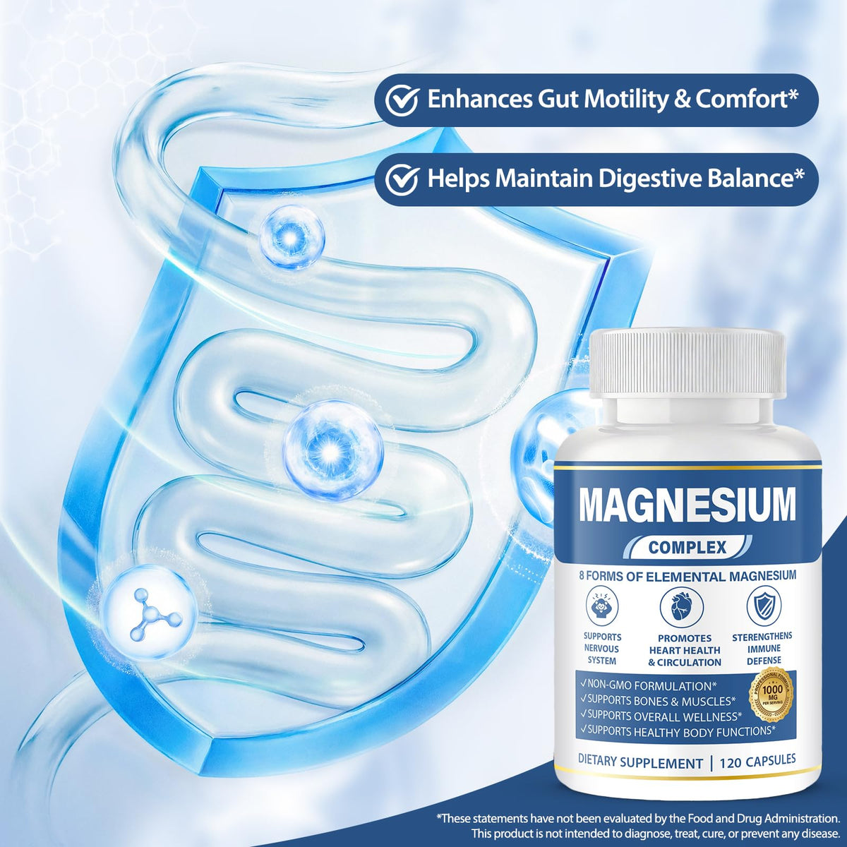 BOSNETHUINH Magnesium Complex 1000mg - 120 Capsules - image 5