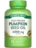 Nature's Truth Pumpkin Seed Oil 3000mg - 75 Softgels