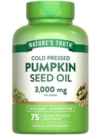 Nature's Truth Pumpkin Seed Oil 3000mg - 75 Softgels