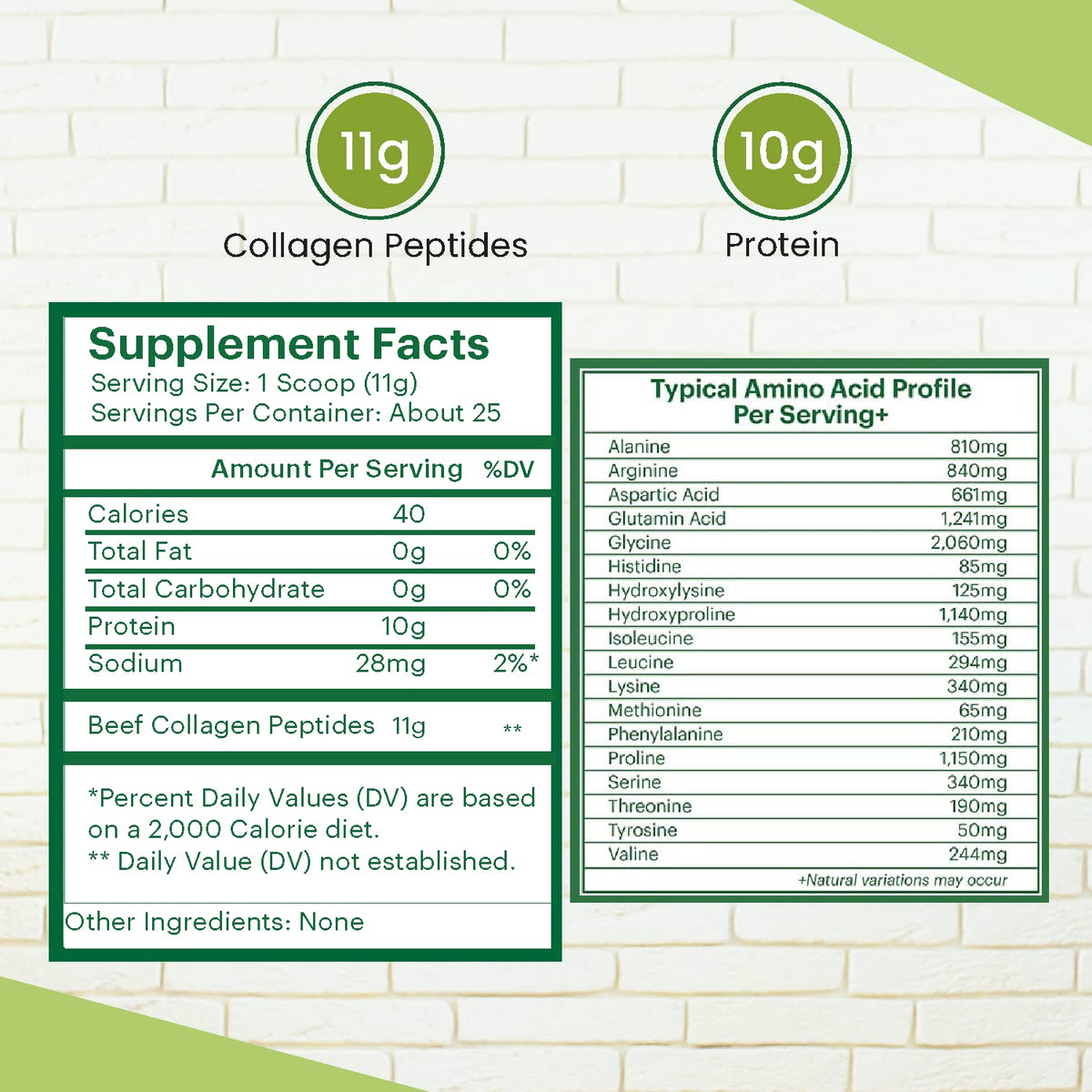 Zaytun Halal Collagen Peptides Powder Type I & III - 10 oz - image 2