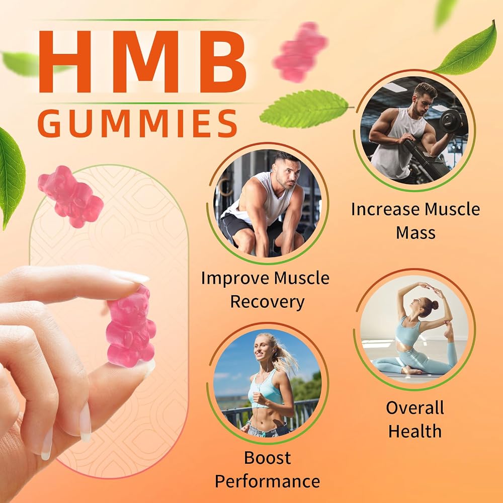 HEALOADING HMB and Leucine Gummies Supplement - 60 Gummies - image 3