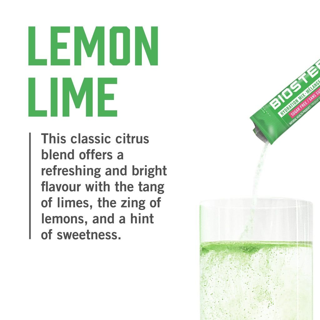 BioSteel Electrolyte Hydration Mix Lemon Lime - 12 Sticks - image 4