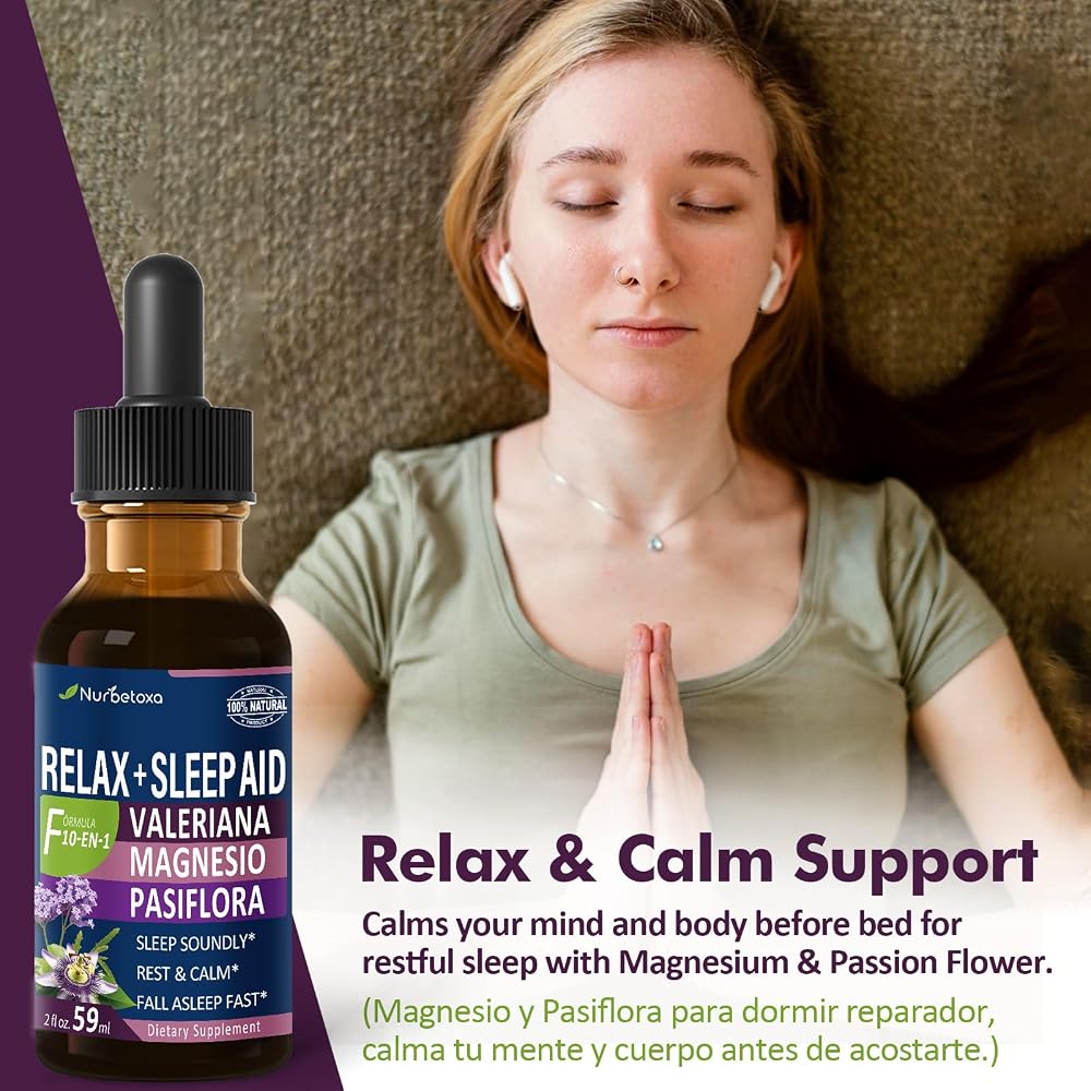 Nurbetoxa Valerian Root Sleep Aid Drops