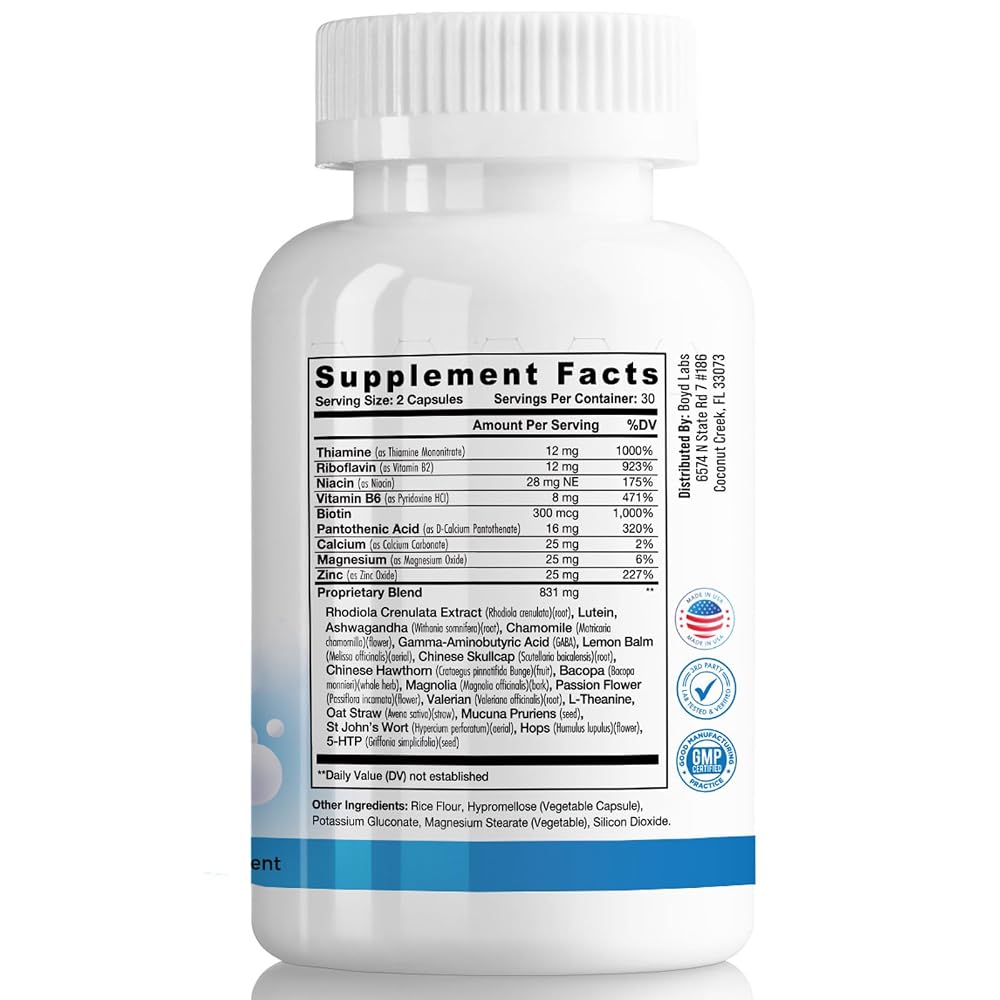 Boyd Labs Stress Relief with Ashwagandha and L-Theanine - image 2