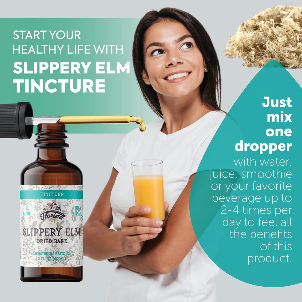 Florida Herbs Slippery Elm Tincture Herbal Extract - 2 Fl Oz - image 4