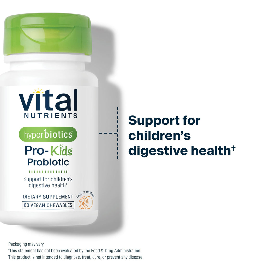 Hyperbiotics Vital Nutrients Pro-Kids Probiotic Orange - 60 Chewables - image 4
