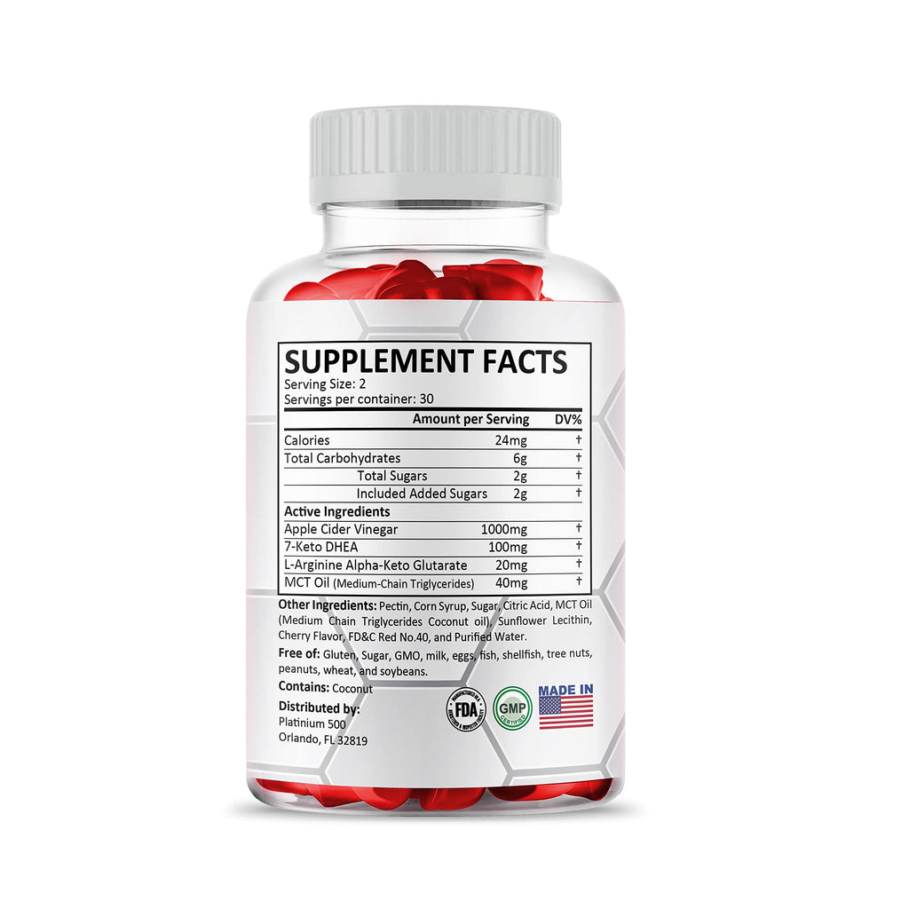 Gold Nutra Simpli Health ACV Keto Gummies Maximum Strength - 3 Pack - image 8