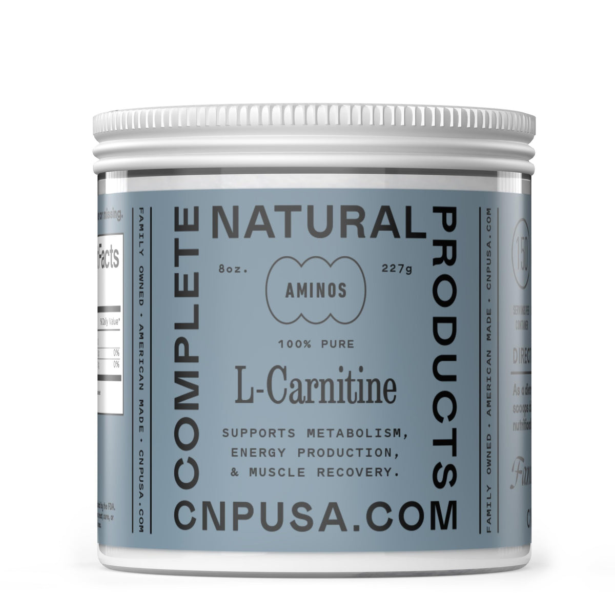 Complete Natural Products Pure L-Carnitine Powder - 8oz (227g)