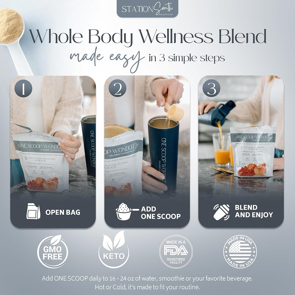 Station South Collective ONE SCOOP WONDER® Whole Body Wellness Blend