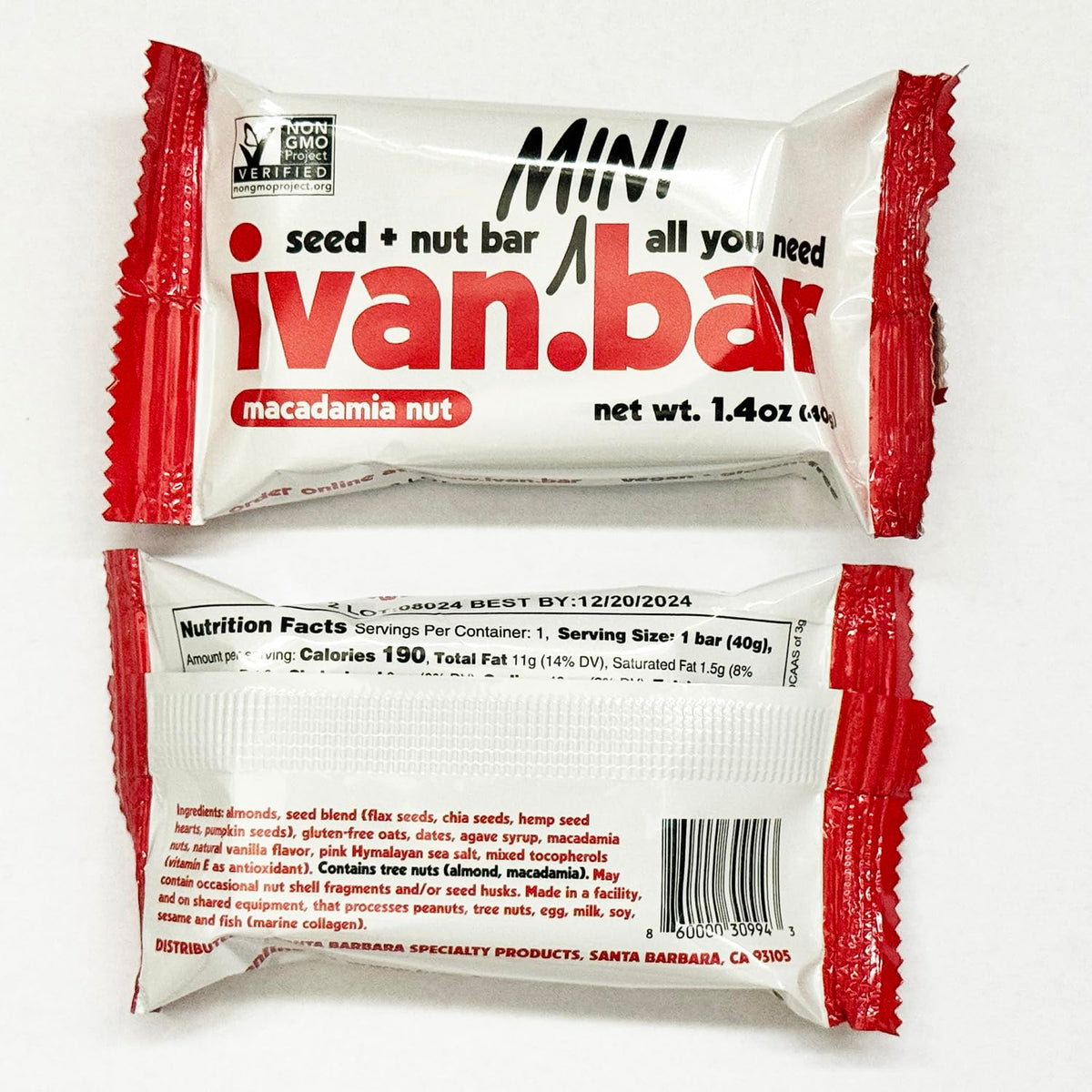 ivan.bar Protein Packed Energy Snack Bar