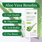 AloeCure USDA Organic Aloe Vera Juice Digestive Support - 2 x 500ml - image 2