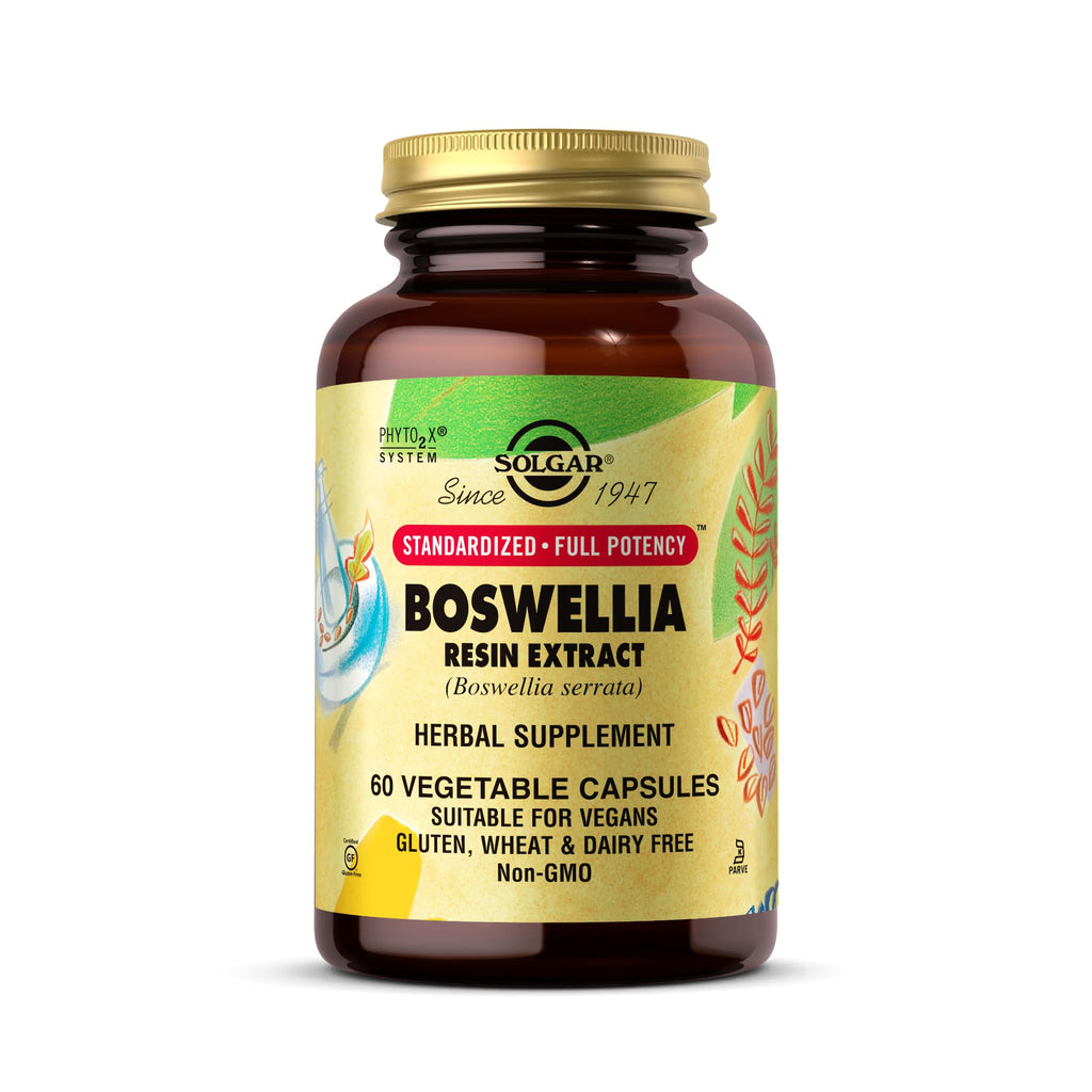 Solgar Boswellia Resin Extract - 60 Vegetarian Capsules