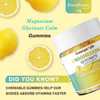 GREENPEOPLE Magnesium Glycinate Gummies 400mg Lemon - 120 Count - image 7