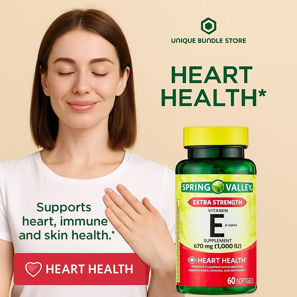 Unique Bundle Store Extra Strength Vitamin E D-Alpha