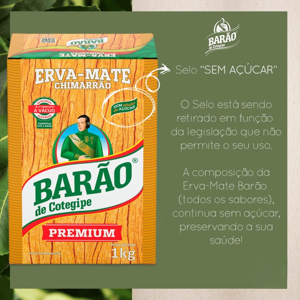 Barão Yerba Mate Premium Blend - 1 kg - image 4