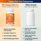 VAL Happy Kids Iron Supplements Chewable Tablets - 60 Count - image 10