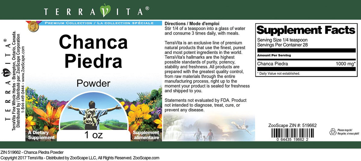 Terravita Chanca Piedra Powder - 3 Pack (1 oz each) - image 2