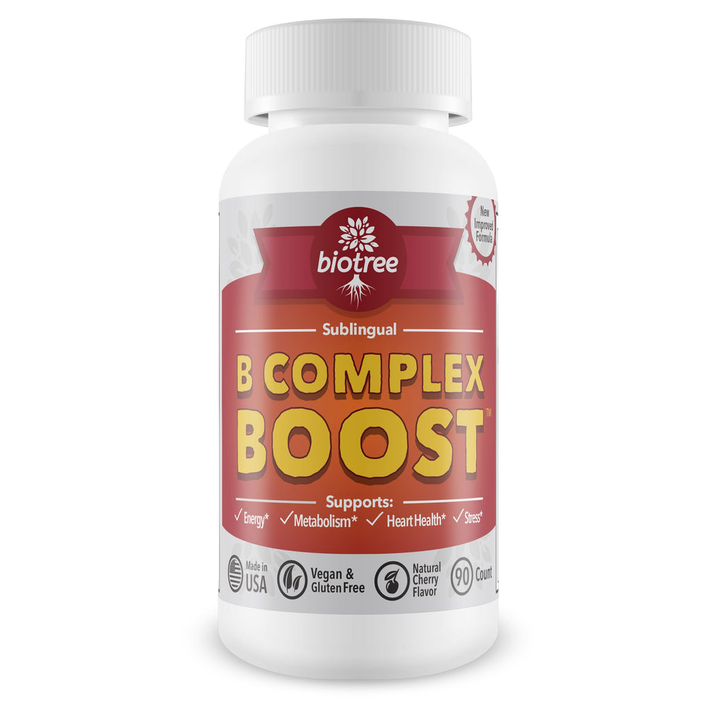BioTree Labs Vitamin B12 B Complex Energy - 90 Tablets