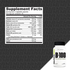 NutraBio B-100 B Vitamin Complex - 90 Vegetable Capsules - image 2