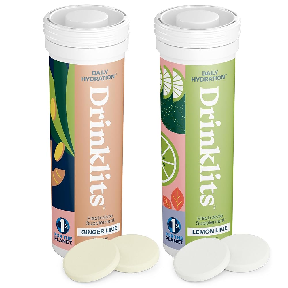 Drinklits Hydration Tablets Electrolytes & Vitamins - 20 Count