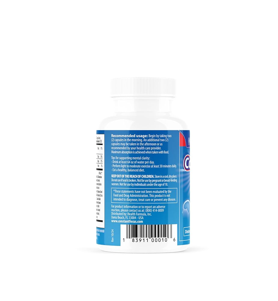 Constant Focus Brain Booster Natural Herbal Supplement - 60 Tablets - image 2