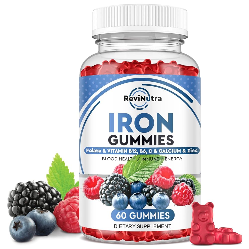 ReviNutra Iron Gummies,Iron Supplement for Women, Men & Kids-Futi-G1-1