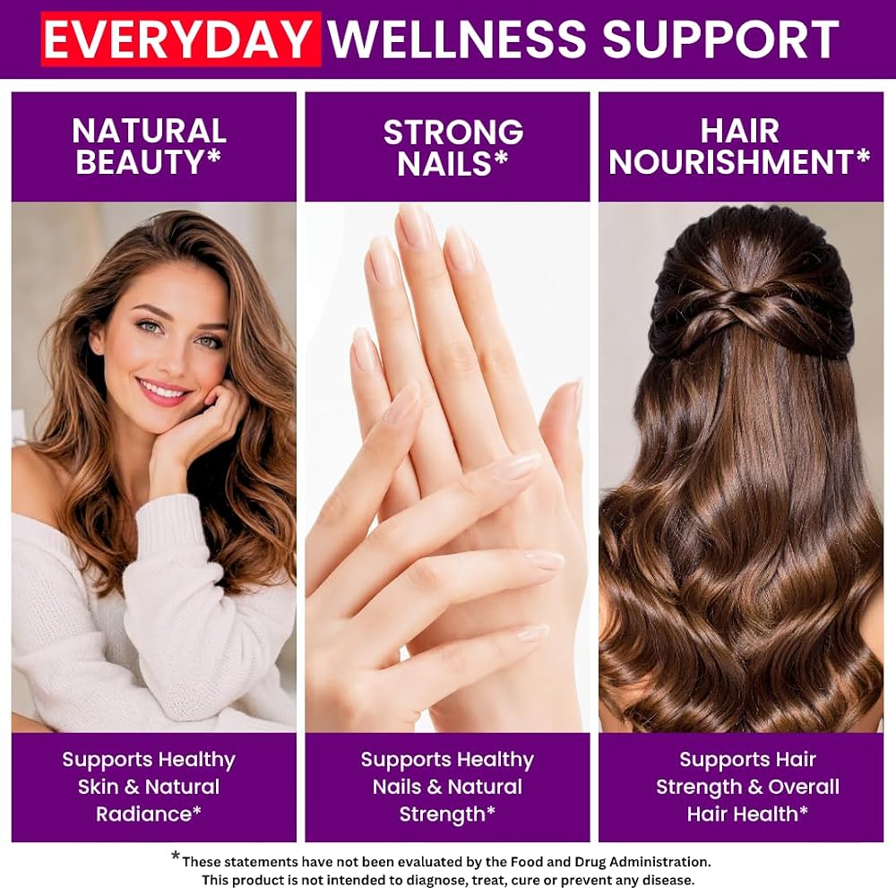 VITBOOST Biotin with Hyaluronic Acid, Collagen and Keratin