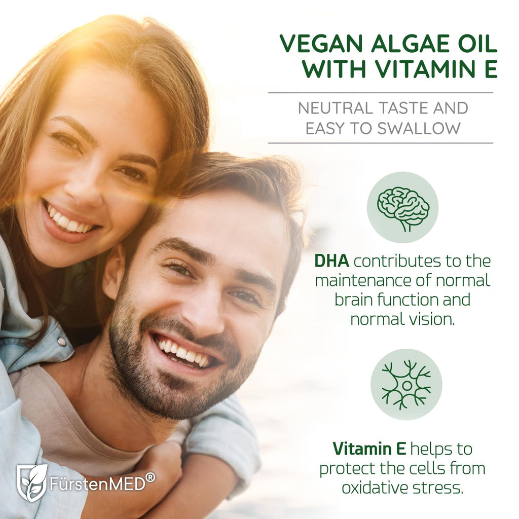 FürstenMED Algae Oil Vegan Omega 3 - 60 Softgels - image 3