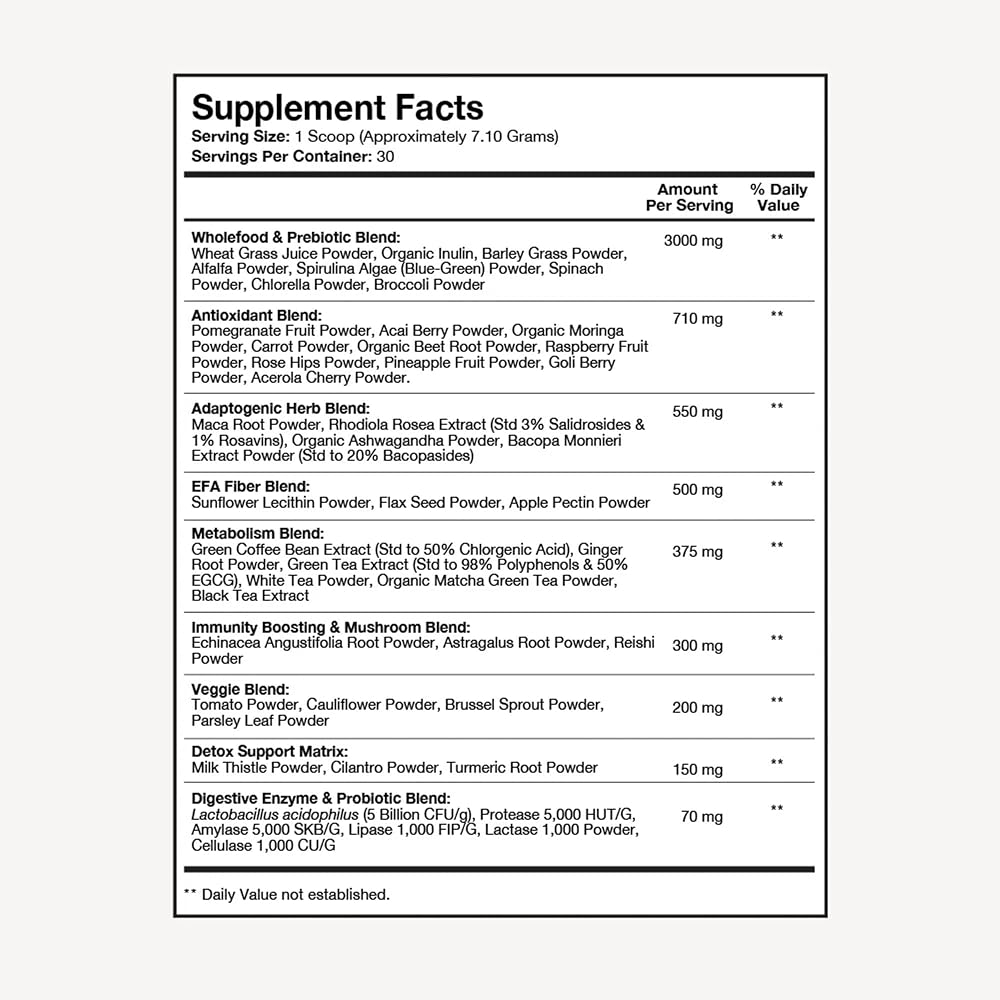 Terra Health Essentials Super Greens Powder with Prebiotics & Probiotics - image 3