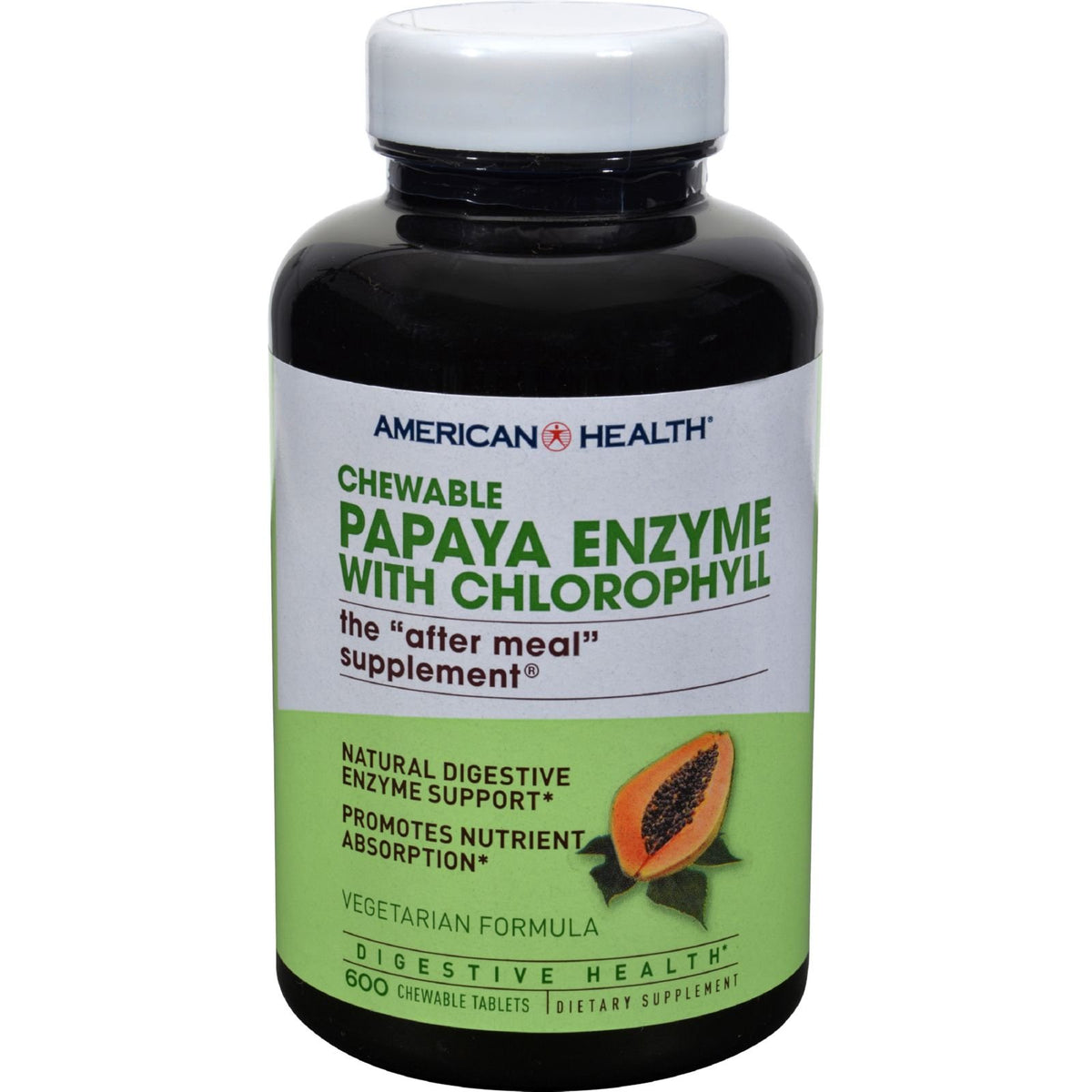 VFFWBB American Health Papaya Enzyme with Chlorophyll Chewable - 2400 Tablets