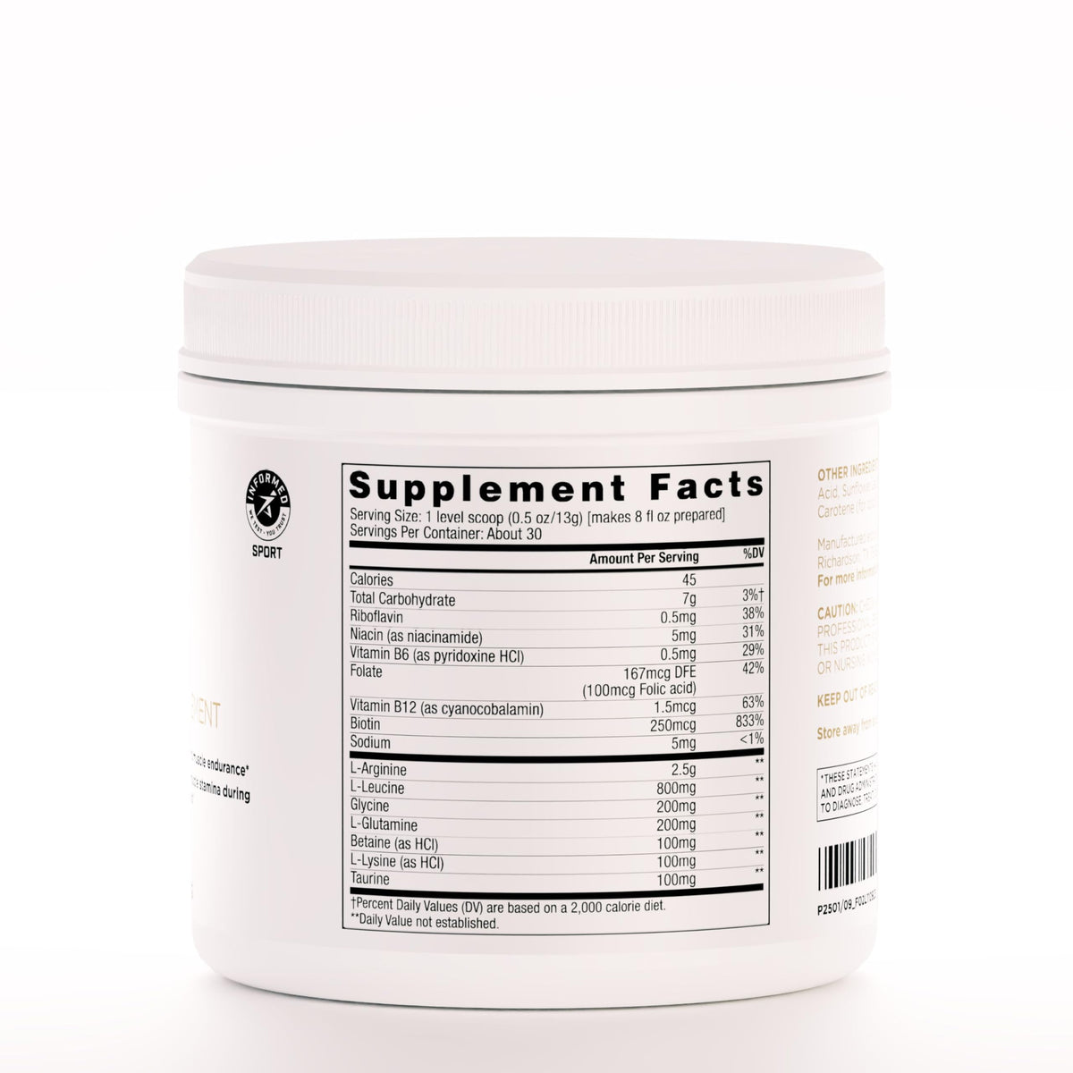 AdvoCare Arginine Extreme Multinutrient Powder - 14 oz - image 2
