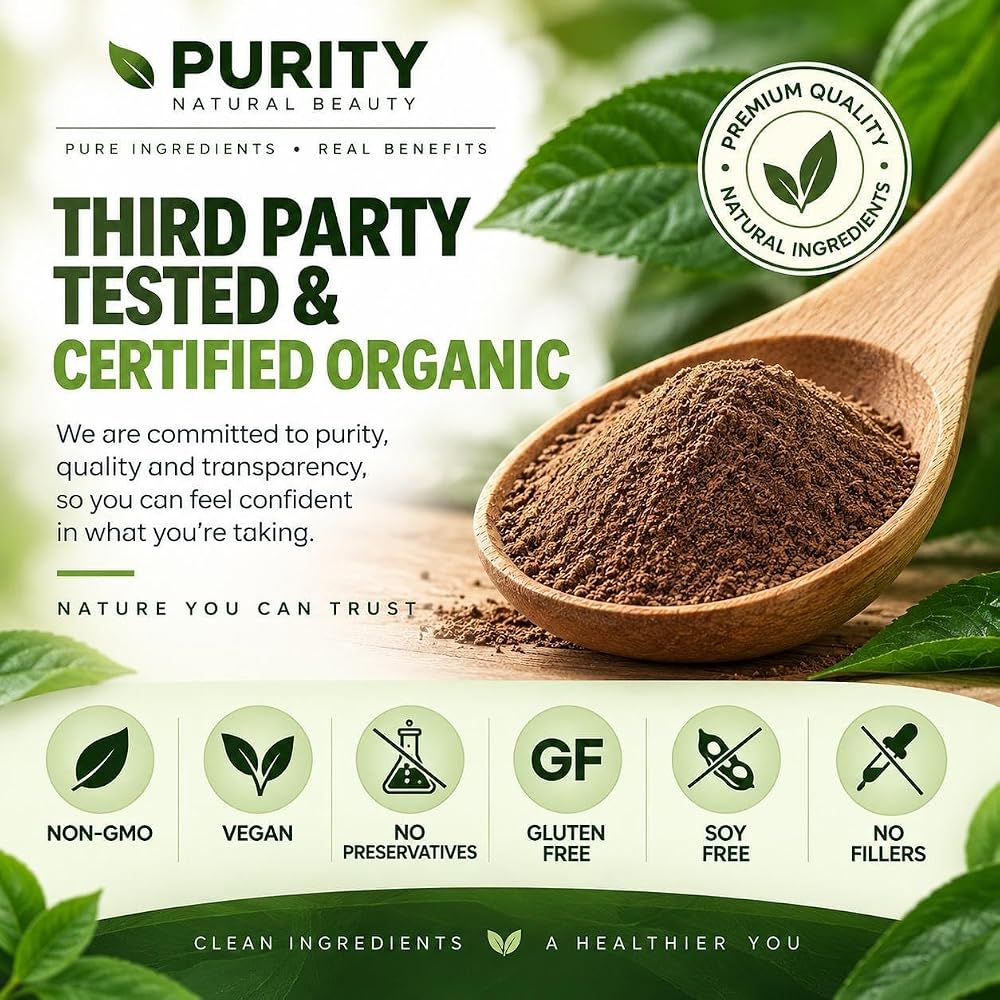 Purity Natural Beauty Certified Organic He Shou Wu - Large 5oz Bag - image 5