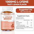 Whoyun L-Lysine 1000mg Gummies
