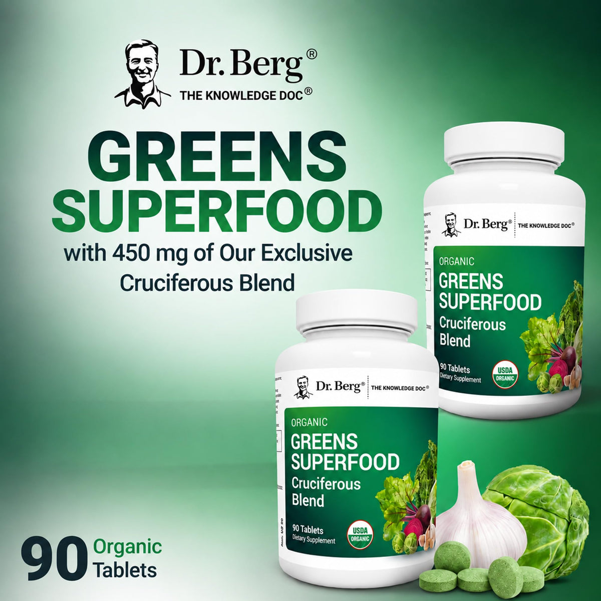 Dr. Berg's Organic Cruciferous Support