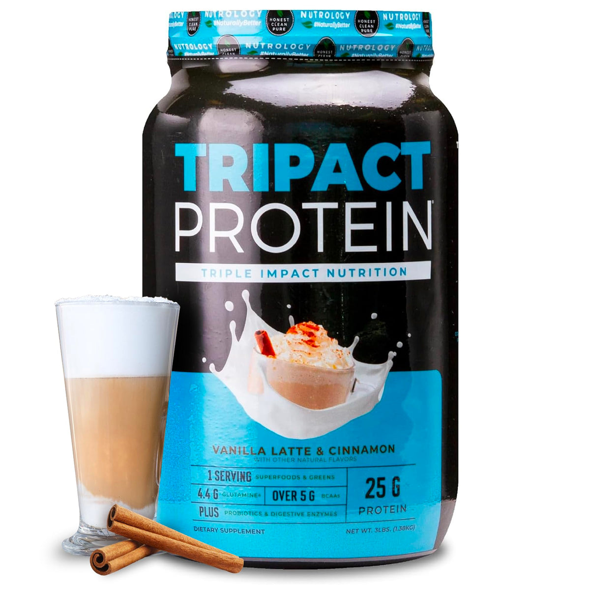 Nutrology TRIPACT Protein Powder - 7-in-1 Meal Replacement Shake