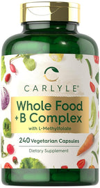 Carlyle Vitamin B Complex Whole Foods Blend - 240 Capsules