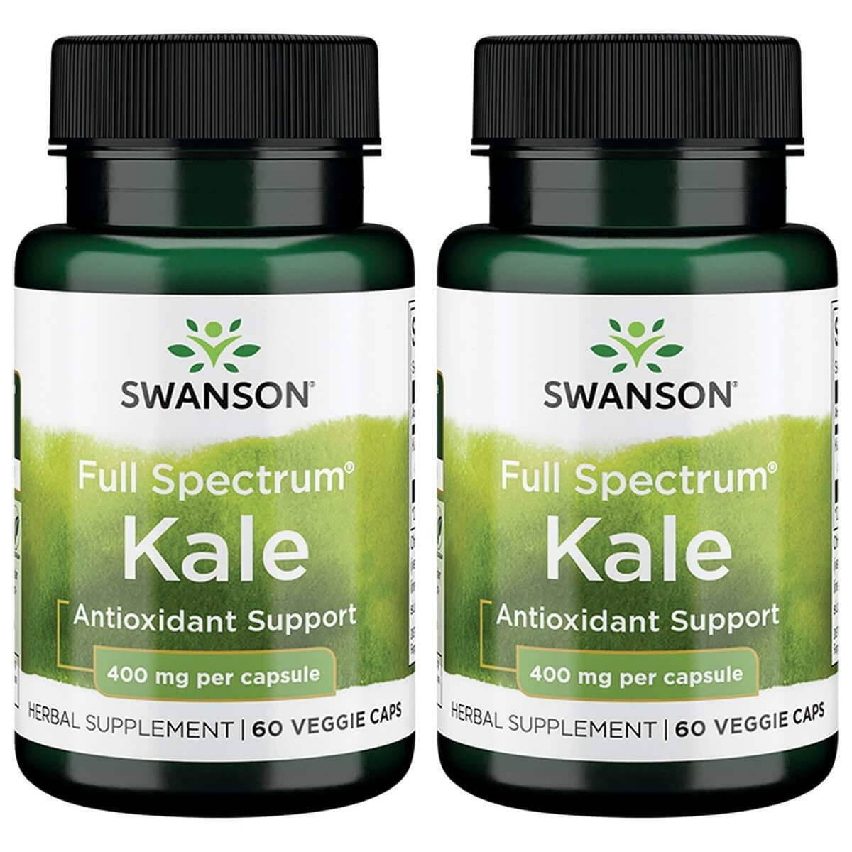 Swanson Full Spectrum Kale 400 mg - 60 Vegetarian Capsules