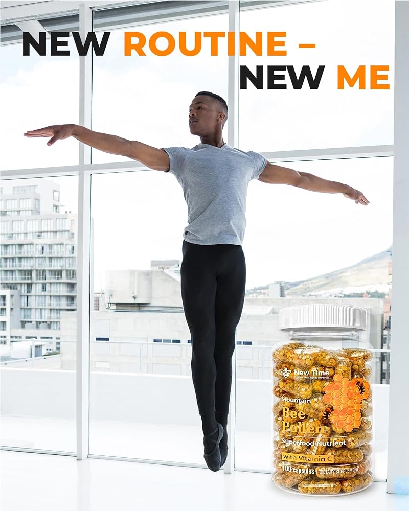 New Time Organic beekeeping products Bee Pollen Capsules