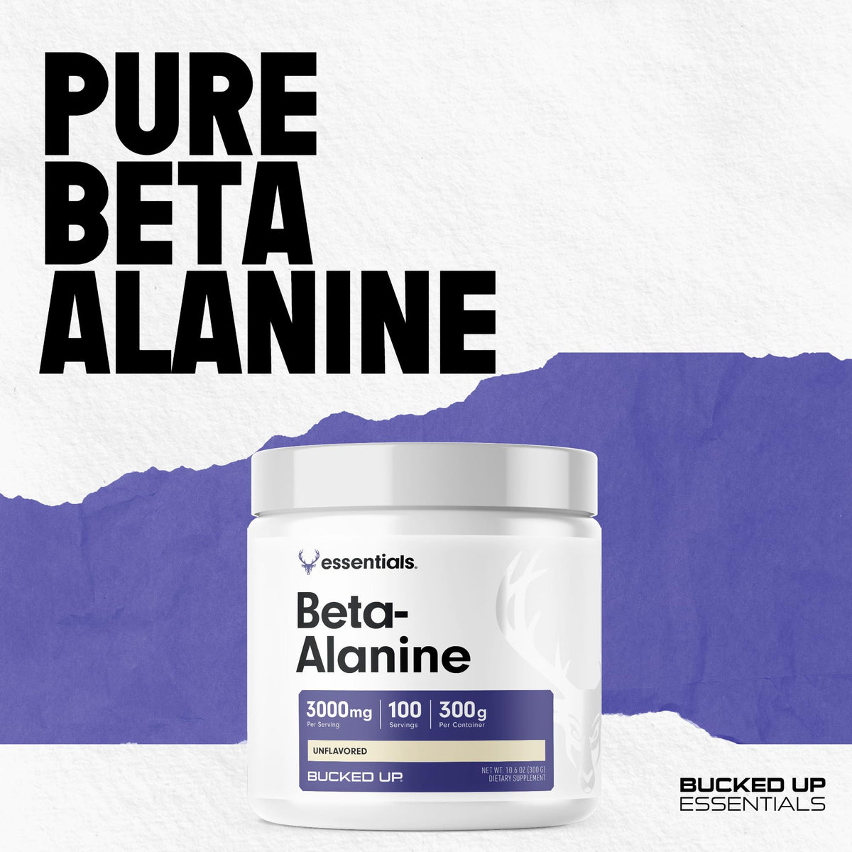 Bucked Up Beta Alanine 300mg Powder, Unflavored - 100 Servings - image 5