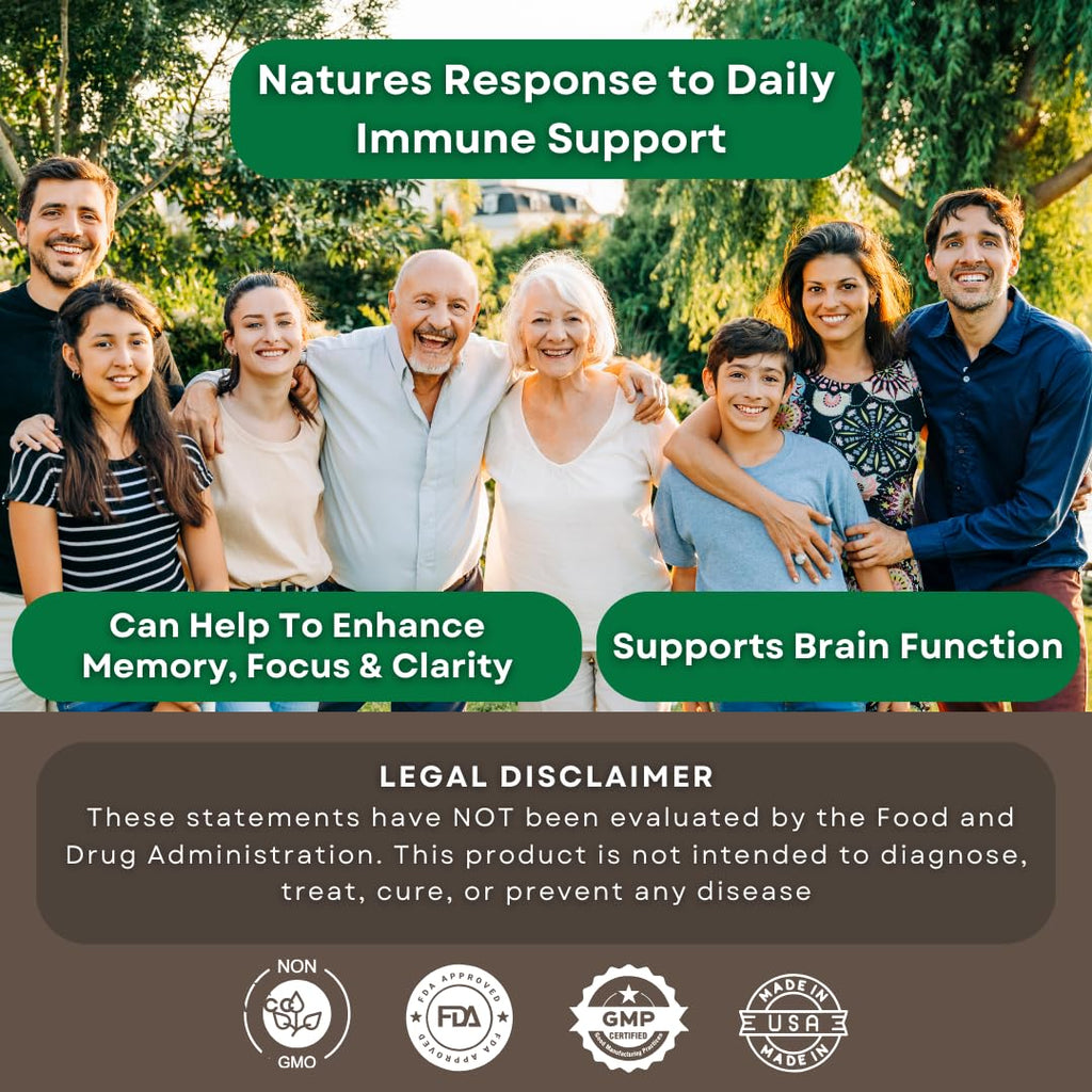 N'More Six Active Mushroom Defense Immune Support - 60 Vegetarian Capsules - image 9
