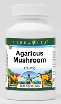 Terravita Agaricus Mushroom 450 mg - 300 Capsules (3 Pack)