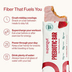 Supergut GLP-1 Boosting Prebiotic Bars Strawberry Almond - 12 Count - image 8